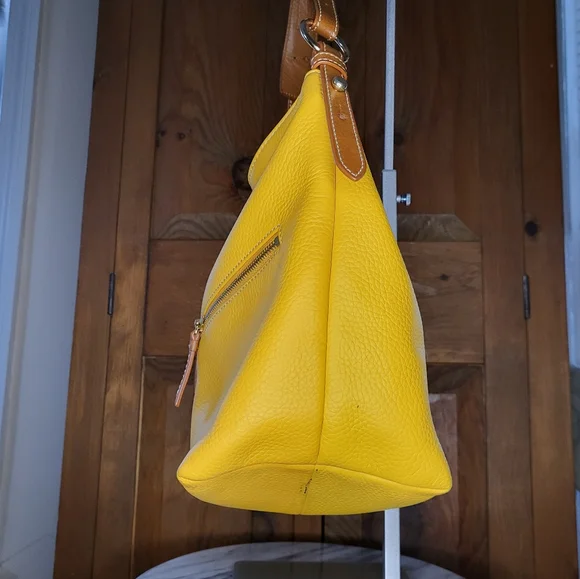 Dooney & Bourke Leather Shoulder Bag - Picture 8 of 13